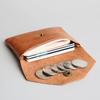 Portable Leather Coin Bag Purse Vintage Key Card Storage Pouch for Coins Earphone Holder Mini Wallet for Women Men