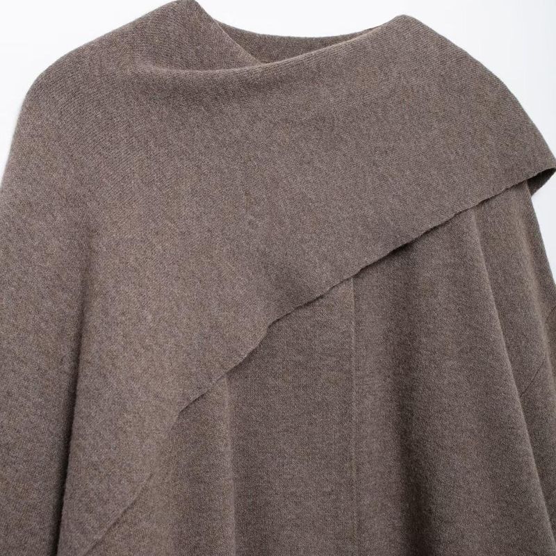 Kaslead New Arrival Women's Clothing Fashion Style Fashion Minimalist Cape Style Short Coat Outwear 2756107