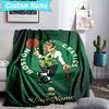 Custom Name Blanket Boston-Celtics Logo Blanket Bedding Blanket for Travel, Camping, Living Rooms, Offices, Sofas, Fan Christmas Gift