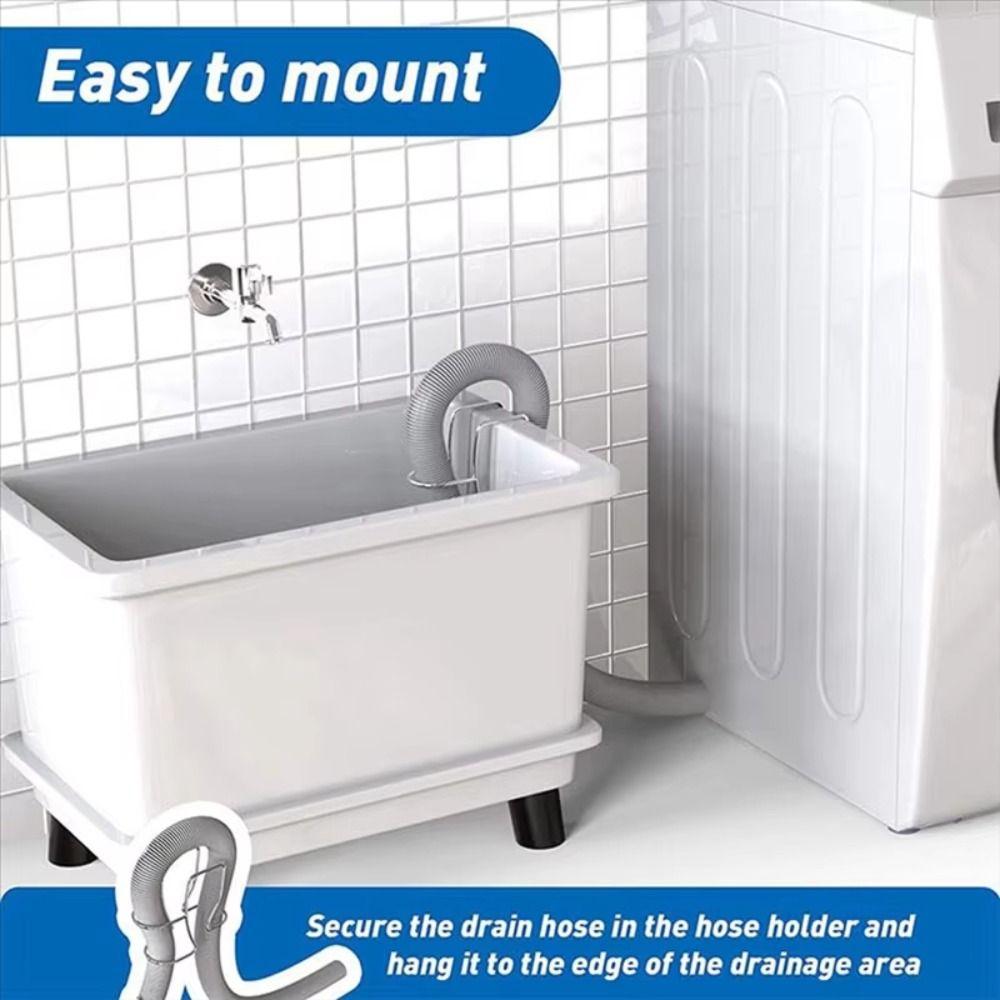 Hook Utility Sink Hose Clamp 304 Stainless Steel Laundry Tub Hose Guide Clip  Tubs and Sinks