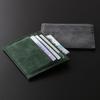 Suede Card Holder: Compact ID Storage for Men & Women