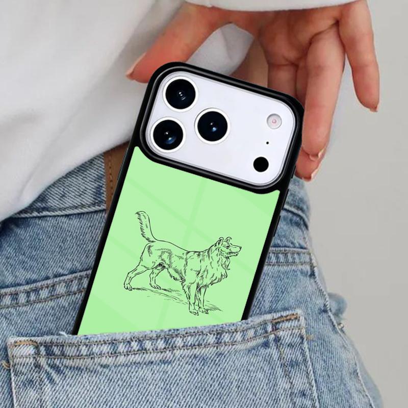Border Collie Dog Phone Case for iPhone 16e 15 14 13 12 17 Pro Max Plus Air 17pro Cover Coque