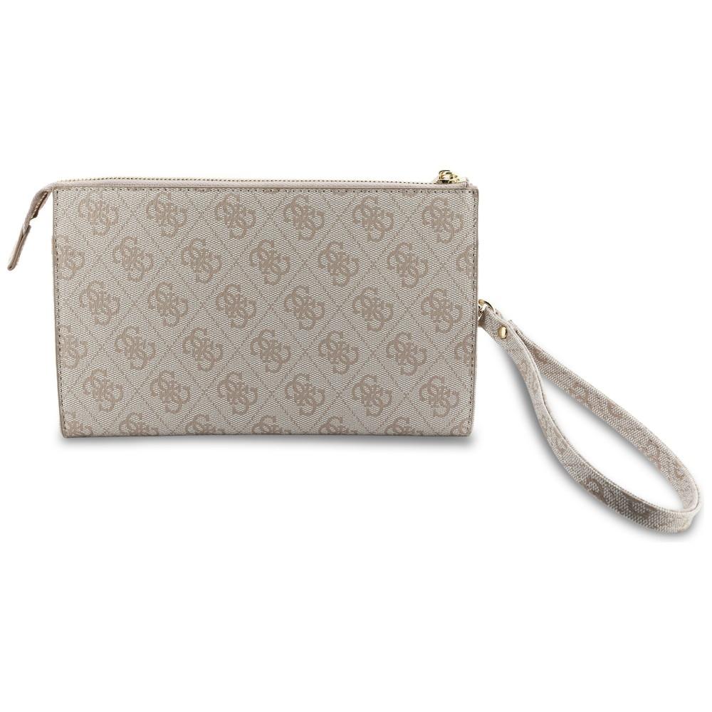 Borsa Guess 4G con Logo Grande, Pochette Rosa per Telefono
