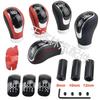 Leather Universal Car Gear Shift Knob - 5/6 Speed Manual Gear Stick Handball