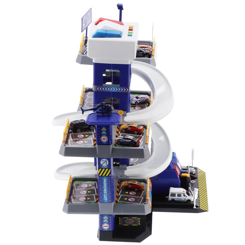 DIY Assembly Car Garage Parking Lot Toys Boys Children Toddler Tracks Car Toy Accessory Set