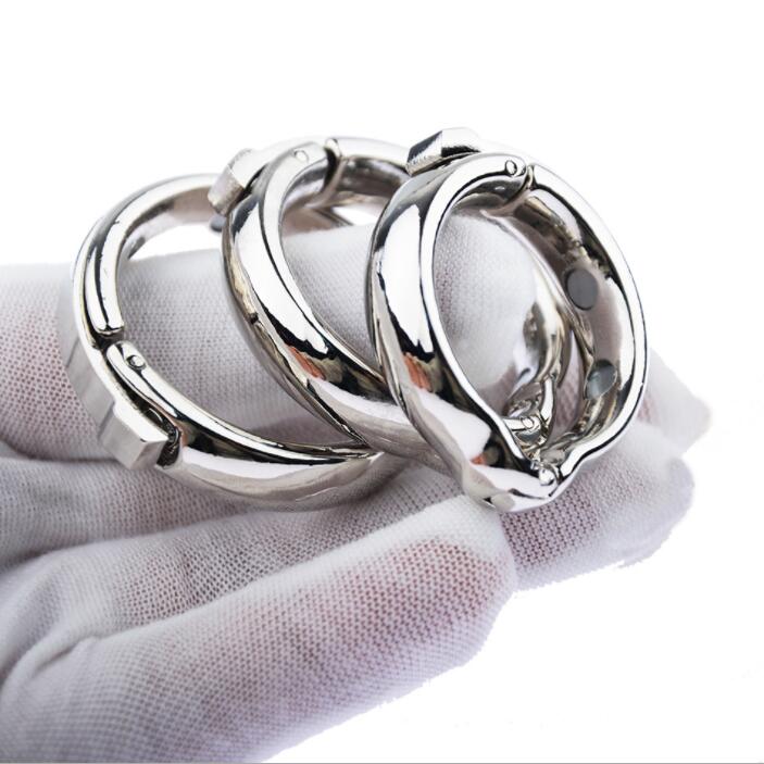 Metal Penis Ring For Men Glans Ring Adjustable Magnetic Sleeve Male  Ring Sex Toys