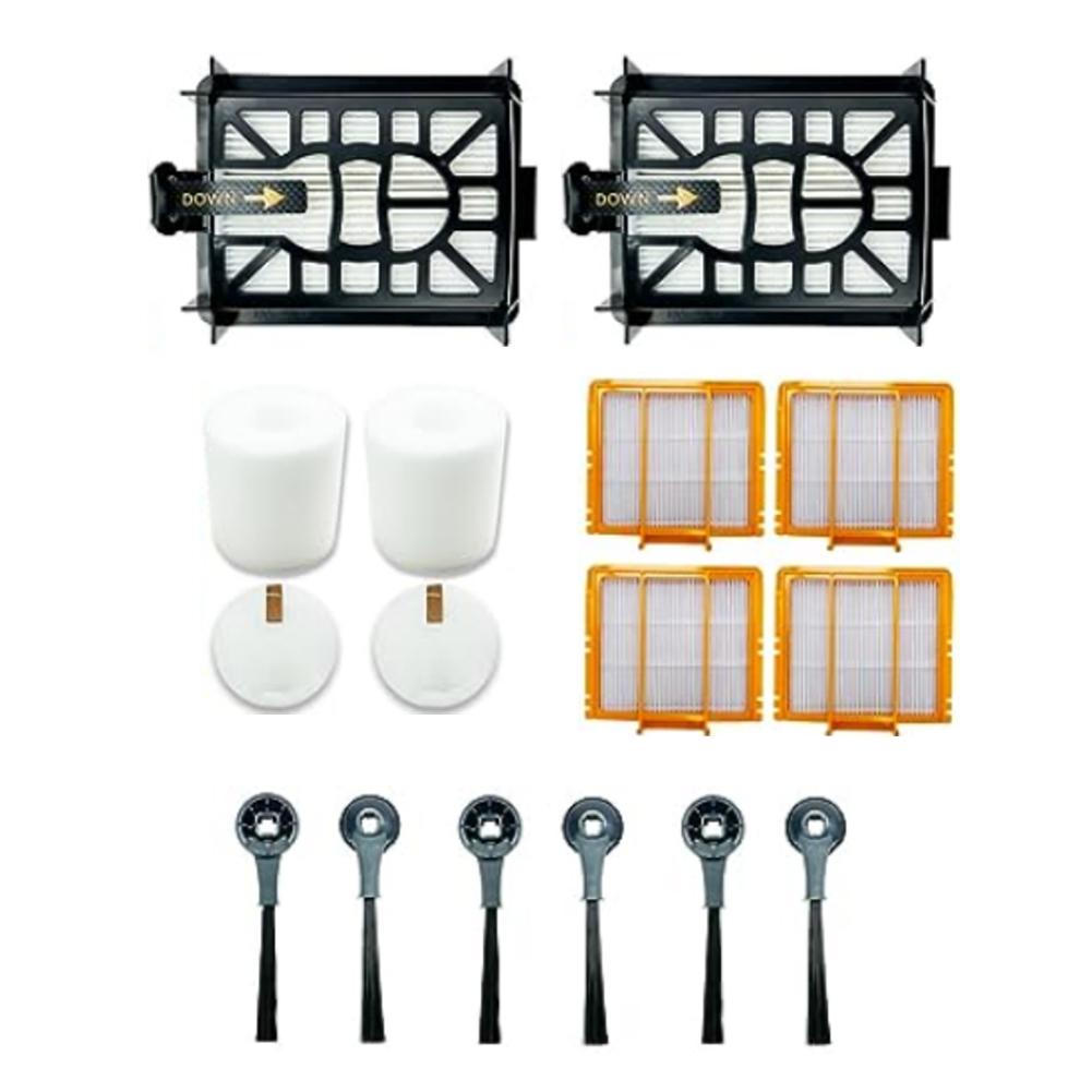 16 Pcs/set For SHARK AI For Ultra 2 In 1 For RV2600WSEU RV2500SEU Side Brush Filter Vacuum Cleaner Accessories Spare To Replace