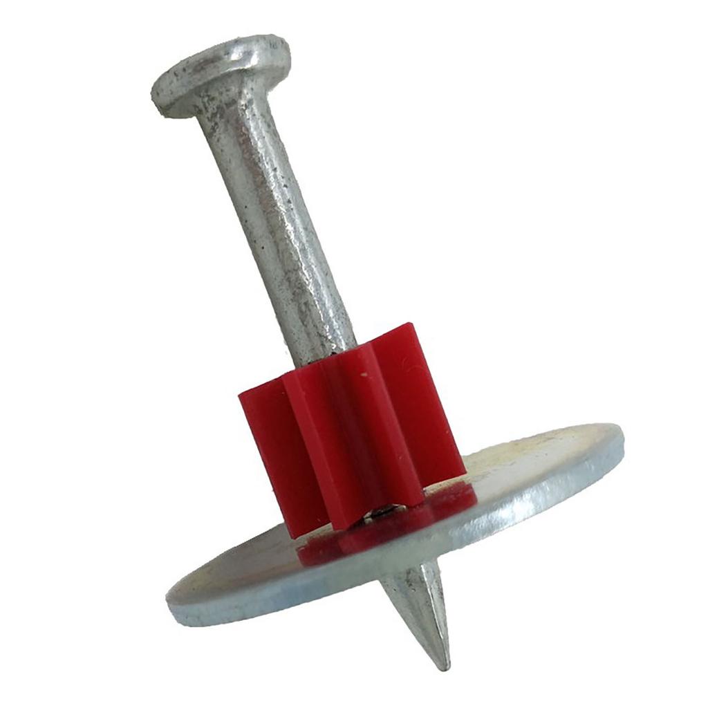 Fastener Pin with Washer Robust Fastener Washer Steel Nail Kit for Ceiling Cement Wall Concrete