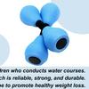 1 Pair Aquatic Dumbbells EVA Floating Water Dumbbells Aerobic Exercise Fitness Equipment for Kids Pool Accessories