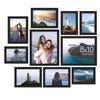 Photo Frame Set - 10-piece Combination of 6", 7", 8", 10" Wall Frames