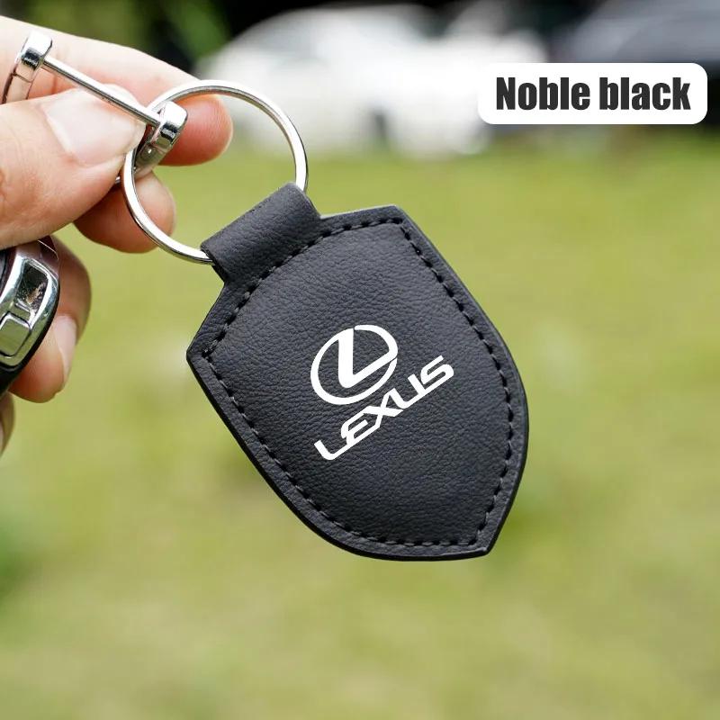 

Car Styling Keychain Leather Key Ring Decorative Gift For Lexus RX400h IS200 NX RX UX250h IS300h NX300h IS250 IS350 LS Ct200h чёрный