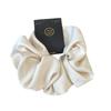 Korean Satin Scrunchie: French Retro Solid Color 15CM Classic Imitation Silk Hair Accessory