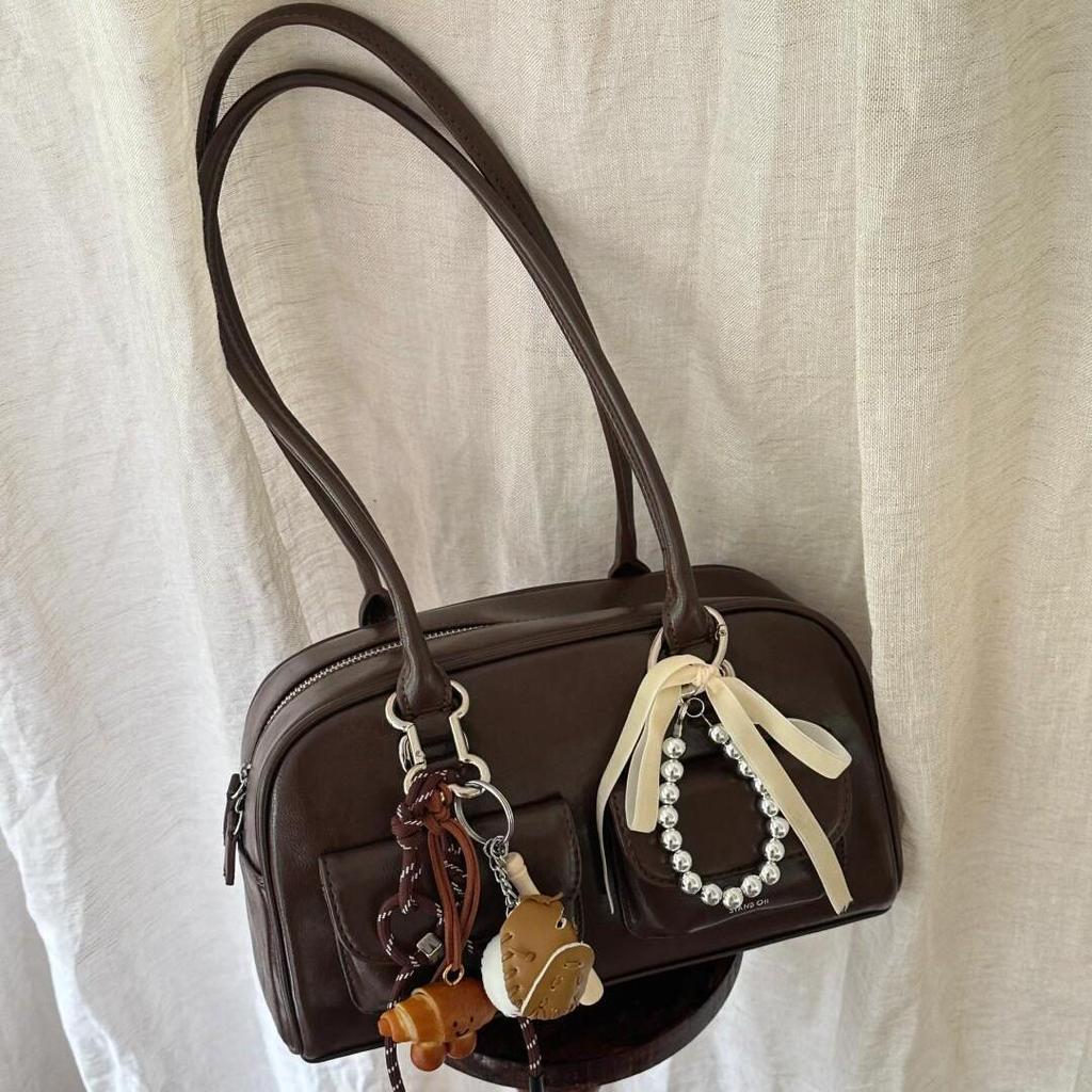 Autumn/Winter Large Capacity Bowling Bag by Xu Yunjin - Dizziness Sister Shoulder Handbag