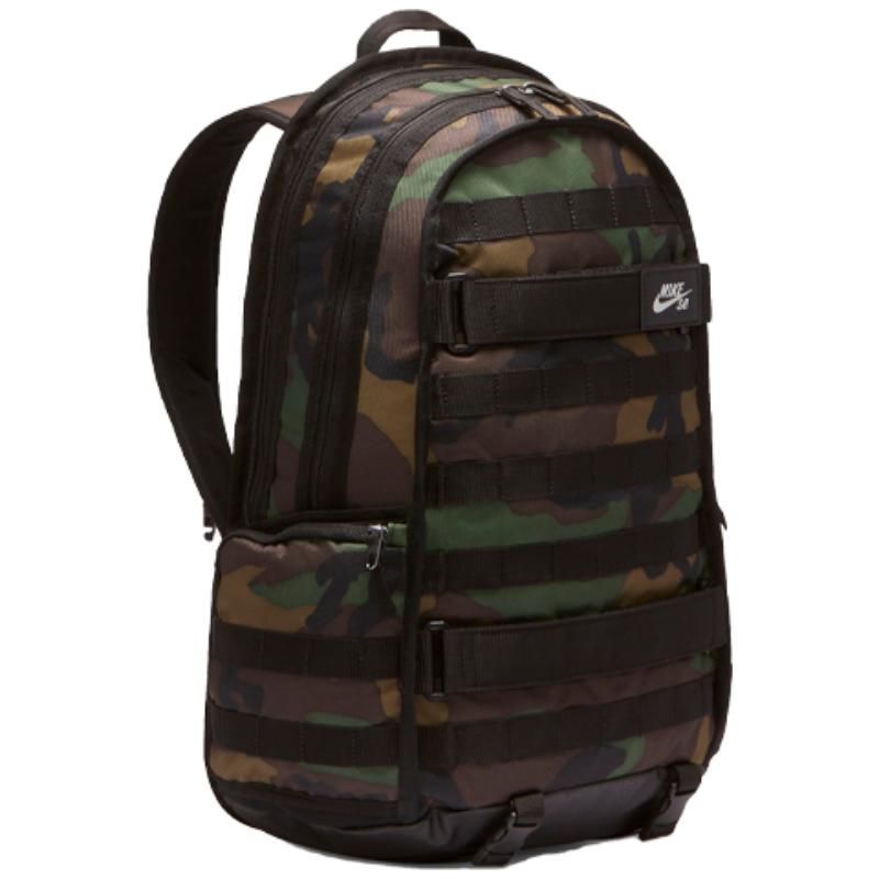 Nike Polyester Backpack Regular Unisex Camouflage Casual