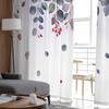 Blätter, Zweige, Früchte, Aquarell, Fenster-Tüllvorhänge für Wohnzimmer, Schlafzimmer, Hotel, Luxus-Dekoration, transparente Vorhänge