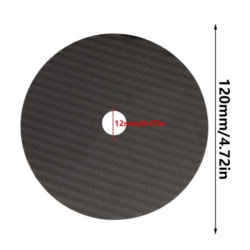 Tape Disc Tuning Mat Pad Carbon Fiber Design Minimizes Motor Vibrations Enhancing Sound