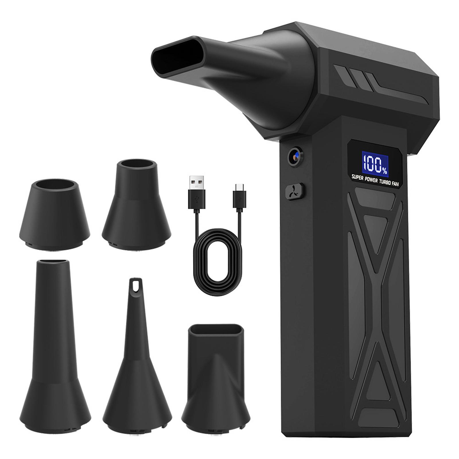 High Speed Fan Dust Blower Portable Handheld Vacuum Cleaner for Cleaning чёрный