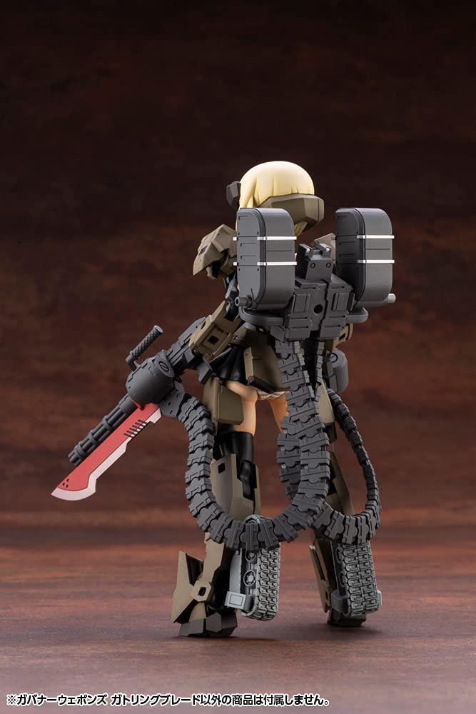 Hexa Gear Governor Weapons Gatling Blade, 1/24 Scale Plastic Model Kit, Approx. 100mm Long, HG088
