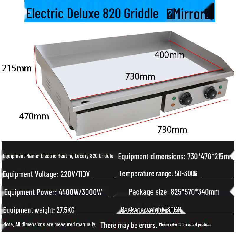 Tuoqi Electric Teppanyaki Griddle for Pancakes & Steaks