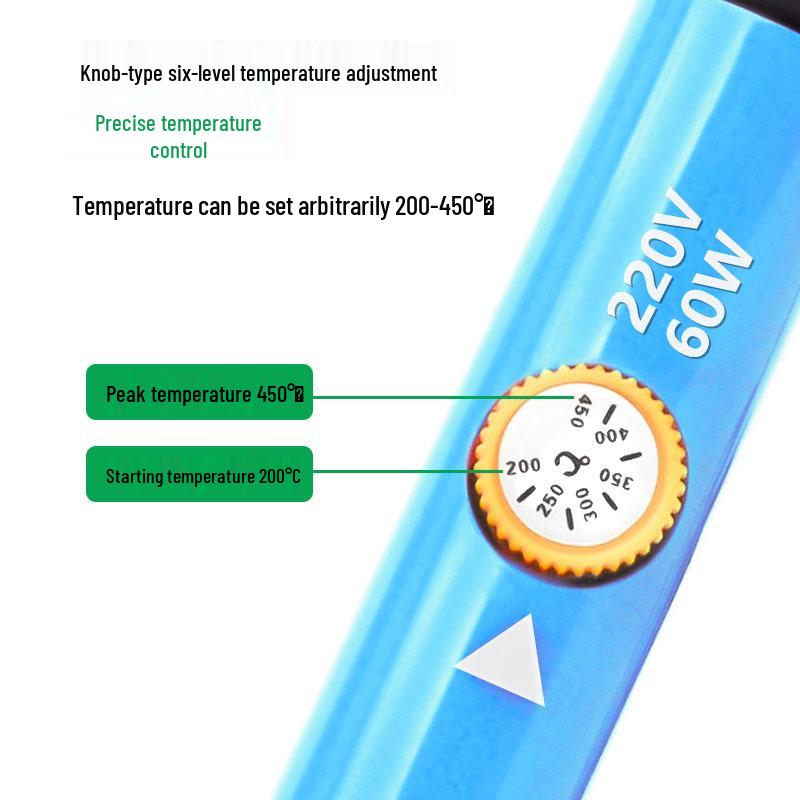 60W Einstellbarer Temperaturbrenner für Schweißen, Reparatur & Lochstanzen in Blumentöpfen