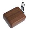 Acogedor Wooden Carrying Case, Walnut Wood Case, Compatible with Bowers Wilkins Pi8 Wireless Bluetooth Earphones Charging Case, Hand-Polished Handcraf