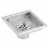 304 Stainless Steel Floor Drain 4.33 Inch Waste Gate Durable Shower Drain  Laundry Room