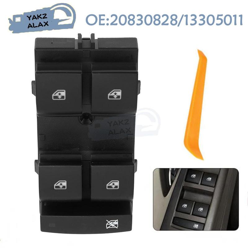

For Opel ignia 2008 2009-2017 Front Driver Side Power Window Contol Switch Lifter Button 20830828 13305011 Car Accessories