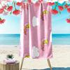 Lisa Simpson Print Beach Towel, Large Soft Quick Dry Towel for Beach Camping Swimming