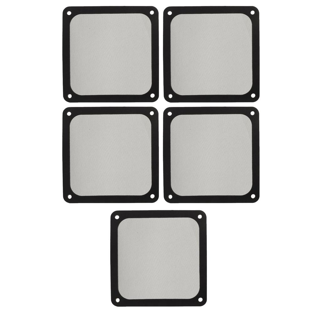 5PCS 120mm Fan Dust Filter Heat Dissipation Soft Magnetic Nylon Frame Computer PC Fan Dust Mesh Filter for PC Case
