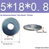 Galvanized Flat Metal Washer Spacer M3-M60