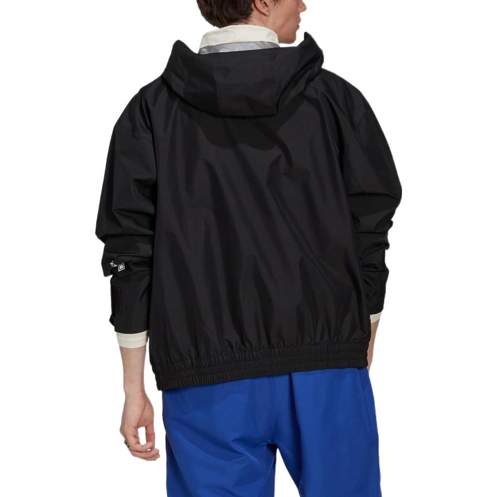 Adidas Jackets Men's Black Hooded Moderate Other HG4379