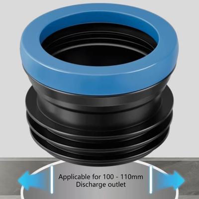 Guarnizione per Flangia WC Robusta in Componente ABS Adattatore per Flangia Resistente alla Corrosione per Sostituzione Rapida e Sicurezza Impermeabile