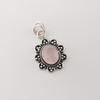 Natural Rose Quartz Gemstone 925 Sterling Silver Jewelry Handmade Pendant 1.37" For Birthday Gift CP-40-35