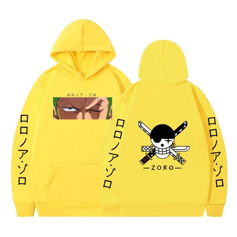 2026 Animation ONE PIECE Sauron Printed Loose Hoodie Autumn Men's and Women's Fleece Hooded Sweater New