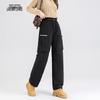 Xuezhongfei Unisex 90% Down Workwear Style Straight-Leg Pants