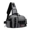 Large Capacity Fishing Waist Pack With Rod Holders Tactical Crossbody Backpack Anglers Outdoor Use