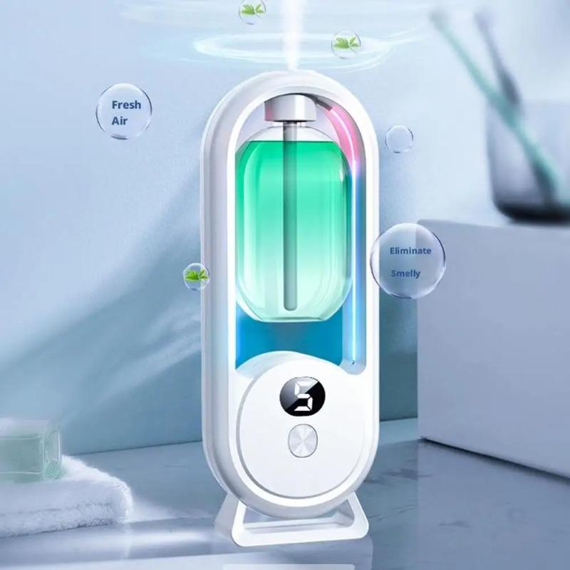 5PC Wall Mounted Humidifier Aroma Oil Diffuser Automatic Perfume Aromatherapy Diffuser 50ml Portable Home Air Freshener for Bedroom Living Room Office