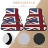 Dywaniki Samochodowe na Zamówienie Zestaw Przód i Tył Union Jack Do Mini Cooper 2007- R55 R56 R57 R60 R61 F54 F55 F56 F57 F60 Clubman