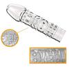 Reusable Clear Penis Extension Sleeve Girth Enhancer Delay Ejaculation Sex Toy