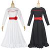 Anime Terrifying Bride's Chachi Annabelle Cosplay Costume Wig Summoning Doll Mask Woman Girl Evil Halloween Horror Costume Suits
