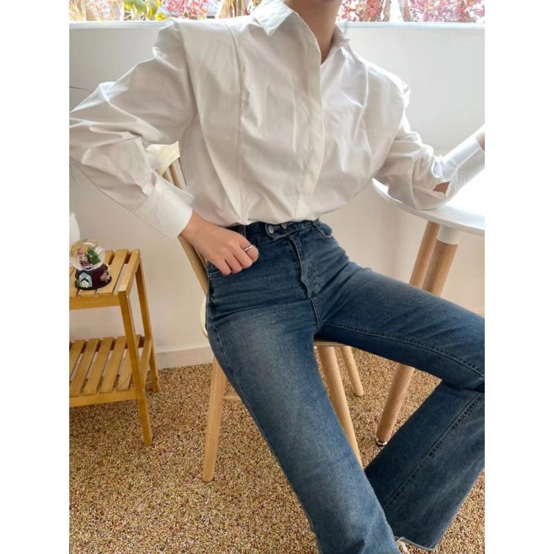 Fashion Long Sleeve Loose Blouses Street Office Elegant Tops Shirt OL Women's Shirt Autumn 2025 New Chic Women Blouses and Tops Shirts 2952