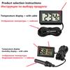 Mini LCD Digital Termometer Hygrometer Temperatur Inomhus Bekväm Temperatursensor Fuktighetsmätare Mätinstrument Kabel