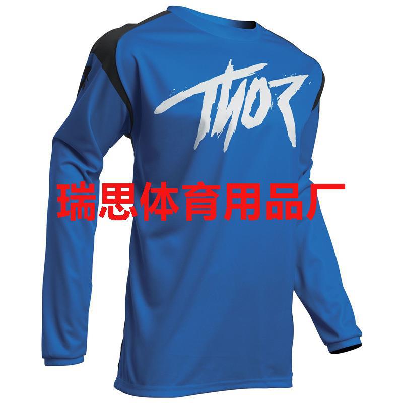 THOR Thor Langarm Polyester T-Shirt Radanzug Downhill-Anzug Offroad-Motorrad Mountainbike