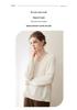 Kangsai Women's 2026 Pure Cashmere Sweater: Autumn/Winter, 12-Gauge Knit, Korean Style, Loose Fit Pullover.