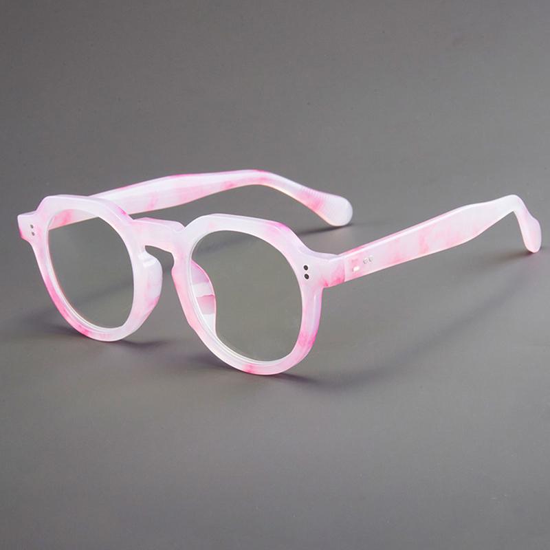 Vintage Round Glasses Men Fashion Tortoiseshell Rim Optical Frames Women New Trendy Retro Blue Light Blocking Eyeglasses