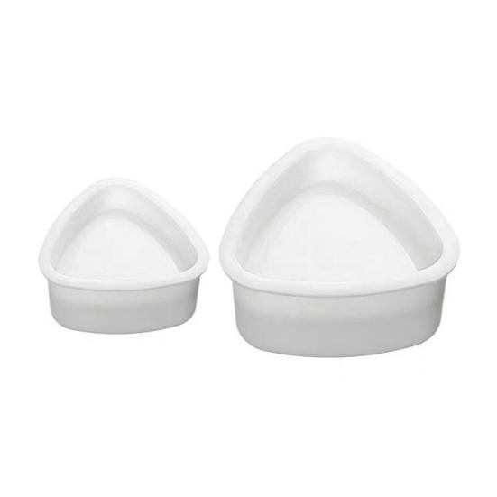 2Pcs Sushi Mold Rice Ball Maker 2-in-1 Triangular Onigiri Press with Lunch Box Compact Kitchen Tool for Bento Picnic Office Meals