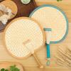 Durable Old-Fashioned Hand-Woven Bamboo Fan for Children and Babies, Portable Winter Vintage Banana Leaf Fan