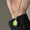 Unique Pistachioes Necklace Creative Designs Symbolizing Love and Individuality for Couples and Trendsetters Wear