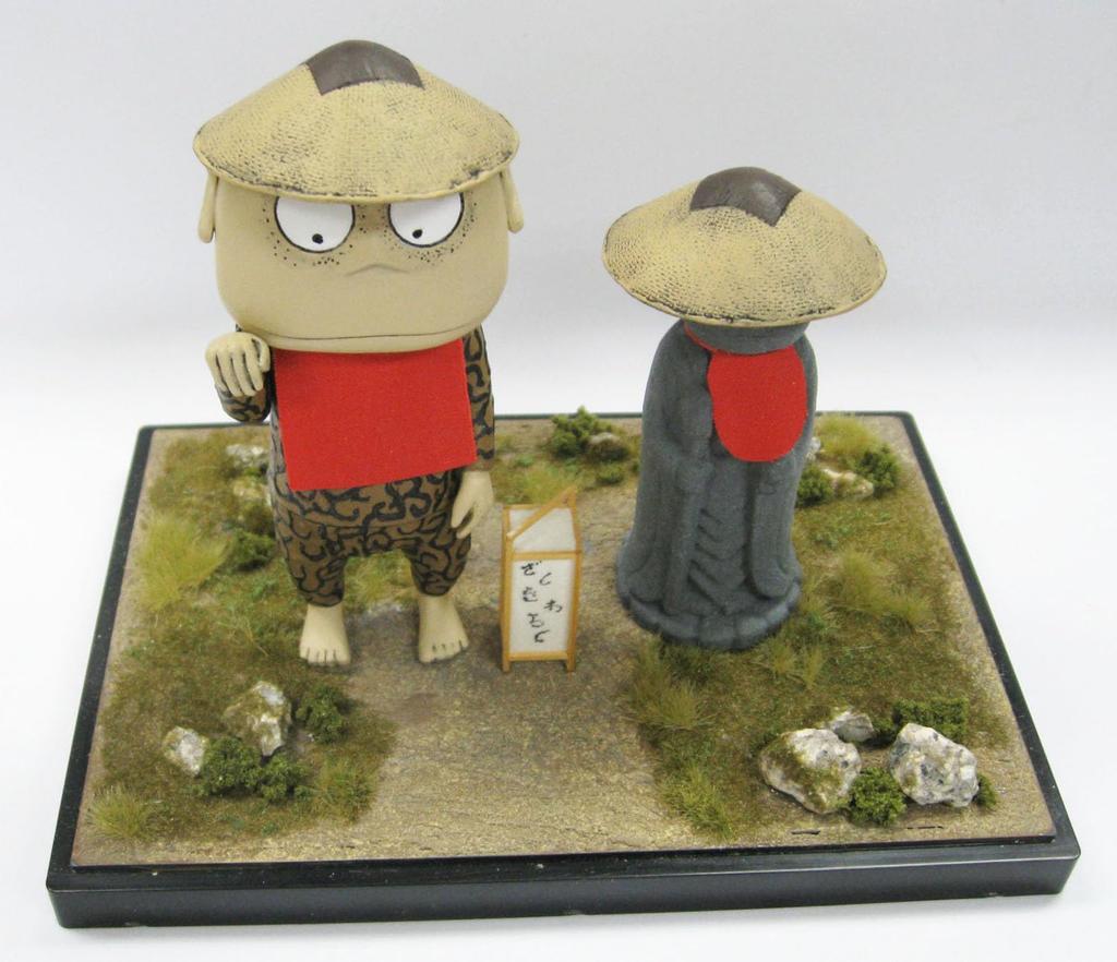 Doyusha Yokai Family Tree Series [Reprint Edition] Zashiki Warashi Plastic Model 2 (Human and Animal)