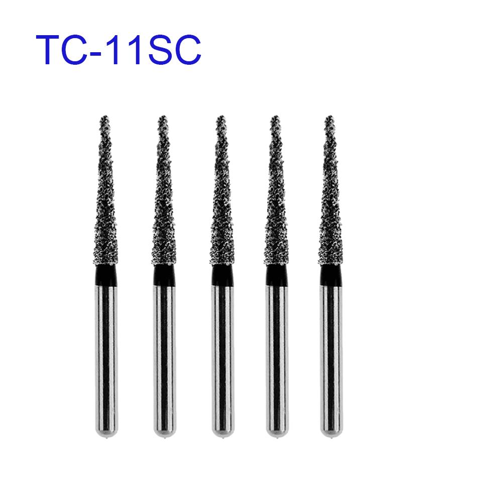 5Pcs/Pack, Jnsur Dental Diamond Burs Dental Drills For High Speed Handpiece Fg Dia 1.6Mm Dental Lab Technican Dentistry Material